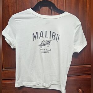 SHEIN White Graphic Tee